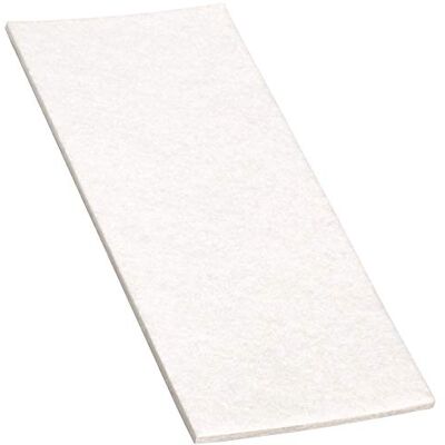 Adsamm - Płyta filcowa - 80x180 mm - Biała - Samoprzylepna Adsamm - Płyta filcowa - 80x180 mm - Biała - Samoprzylepna