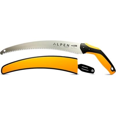 Alpen Swiss Tools Alpen Bernina 6350 Stałe zakrzywione ostrze 330 mm piła z klipsem do paska cięcia kabury 160 mm hartowane zęby Made in Sweden przycinanie praca winnice kształtowanie krajobrazu ogrodnictwo wymiana Alpen Swiss Tools Alpen Bernina 6350 Stałe zakrzywione ostrze 330 mm piła z klipsem do paska cięcia kabury 160 mm hartowane zęby Made in Sweden przycinanie praca winnice kształtowanie krajobrazu ogrodnictwo wymiana
