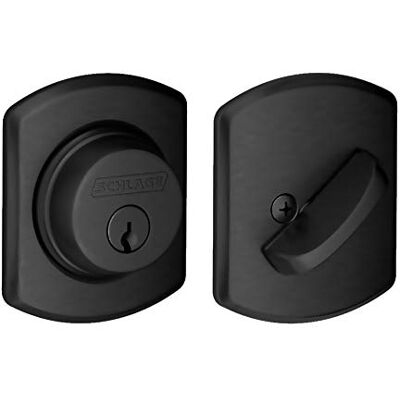 SCHLAGE B60N GRW 622 Greenwich zasuwa, klucz 1-stronny, czarny matowy od Lock Company SCHLAGE B60N GRW 622 Greenwich zasuwa, klucz 1-stronny, czarny matowy od Lock Company