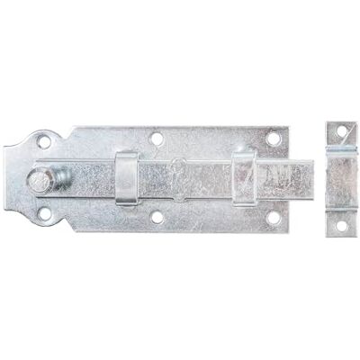 Alberts 115364 rygiel do drzwi prosty, z uchwytem guzikowym i przymocowaną pętelką ocynkowany galwanicznie niebieski płyta 140 x 44 mm Alberts 115364 rygiel do drzwi prosty, z uchwytem guzikowym i przymocowaną pętelką ocynkowany galwanicznie niebieski płyta 140 x 44 mm