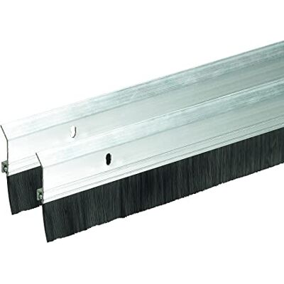 Frost King SB36 dodatkowa szczotka do drzwi przesuwnych, 5 cm x 91 cm długości, srebrno-aluminiowa 2-pak Frost King SB36 dodatkowa szczotka do drzwi przesuwnych, 5 cm x 91 cm długości, srebrno-aluminiowa 2-pak