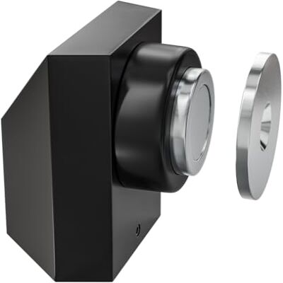 Amig Magnetyczny stoper do drzwi montaż na podłodze mocny magnes łatwa instalacja, łącznie z materiałem mocującym stal nierdzewna kolor czarny 36 x 38 x 41 mm Amig Magnetyczny stoper do drzwi montaż na podłodze mocny magnes łatwa instalacja, łącznie z materiałem mocującym stal nierdzewna kolor czarny 36 x 38 x 41 mm