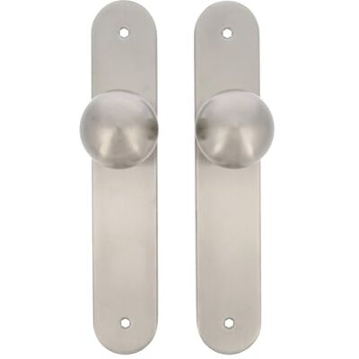 Amig Zestaw okrągłych gałek obrotowych do drzwi wewnętrznych Mod. 11GP ø62 x 77 mm Prostokątna płyta wykończeniowa Ergonomiczny uchwyt Stal nierdzewna 18/8 matowa Amig Zestaw okrągłych gałek obrotowych do drzwi wewnętrznych Mod. 11GP ø62 x 77 mm Prostokątna płyta wykończeniowa Ergonomiczny uchwyt Stal nierdzewna 18/8 matowa