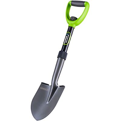 302EW Earthwise 26,5-calowy uchwyt w kształcie litery D ze stali węglowej kompaktowa, składana mini łopata 302EW Earthwise 26,5-calowy uchwyt w kształcie litery D ze stali węglowej kompaktowa, składana mini łopata