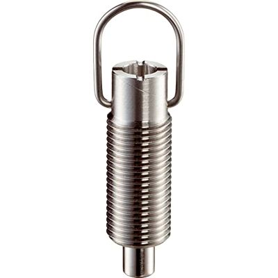 HALDER Sworzeń zatrzaskowy, z pierścieniem ciągnącym/z blokadą d1=6 mm / d2=M12 / stal nierdzewna 22120.1444 HALDER Sworzeń zatrzaskowy, z pierścieniem ciągnącym/z blokadą d1=6 mm / d2=M12 / stal nierdzewna 22120.1444