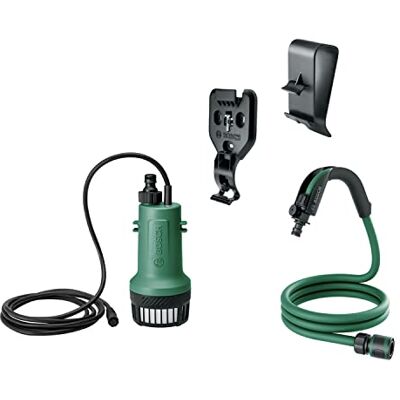 Bosch Home and Garden Zestaw Dodatkowy do Akumulatorowej Pompy do Wody Deszczowej GardenPump 18V-2000, Adaptery do Ściany oraz Zbiornika i Wąż 2.5 m, Opakowanie Kartooptymalne Bosch Home and Garden Zestaw Dodatkowy do Akumulatorowej Pompy do Wody Deszczowej GardenPump 18V-2000, Adaptery do Ściany oraz Zbiornika i Wąż 2.5 m, Opakowanie Kartooptymalne