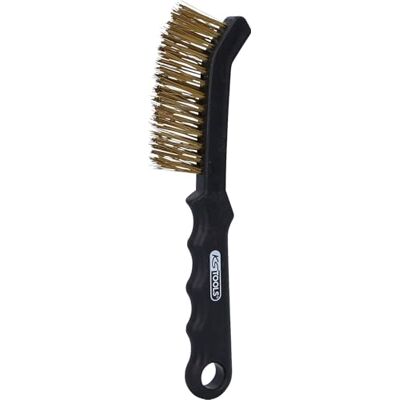 KS Tools Mosiężny drut do zacisku hamulcowego szczotka druciana 2-rzędowa, gładka KS Tools Mosiężny drut do zacisku hamulcowego szczotka druciana 2-rzędowa, gładka