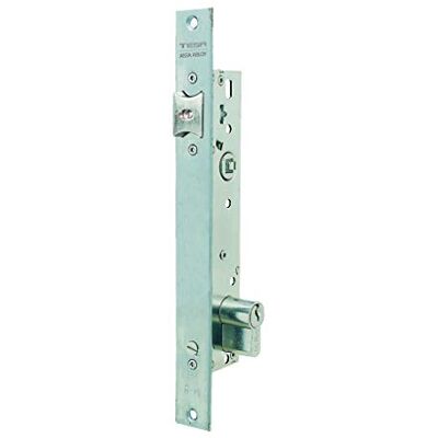 tesa 2210 Zamek Wpuszczany do Profili Metalowych, Rozstaw 20 mm, Wykończenie szary/inox, do Profili Aluminiowych i Stalowych, Odwracalna Zapadka i Łatwy Montaż tesa 2210 Zamek Wpuszczany do Profili Metalowych, Rozstaw 20 mm, Wykończenie szary/inox, do Profili Aluminiowych i Stalowych, Odwracalna Zapadka i Łatwy Montaż