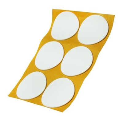 Adsamm ® / 6 x samoprzylepnych podkładek antypoślizgowych z kauczuku komórkowego EPDM/ø 70 mm/biały/okrągły/2,5 mm grubości ślizgaczy Adsamm ® / 6 x samoprzylepnych podkładek antypoślizgowych z kauczuku komórkowego EPDM/ø 70 mm/biały/okrągły/2,5 mm grubości ślizgaczy
