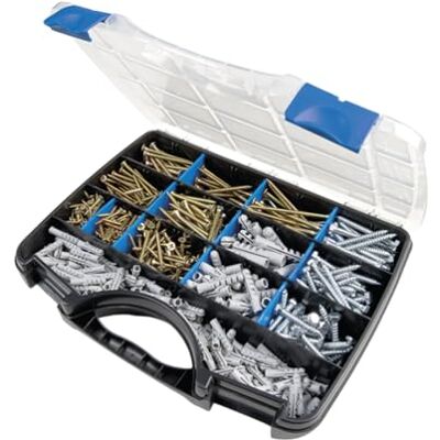 Perfect Index Fixing Systems MLTBOP101 Aktówka z 670 częściami do majsterkowania, szary Perfect Index Fixing Systems MLTBOP101 Aktówka z 670 częściami do majsterkowania, szary