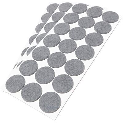 Adsamm FP-35-SA-GR-30-21-3 FP-35-SA-GR-30-21 63 x podkładki filcowe, szare, Ø 30 mm Adsamm FP-35-SA-GR-30-21-3 FP-35-SA-GR-30-21 63 x podkładki filcowe, szare, Ø 30 mm