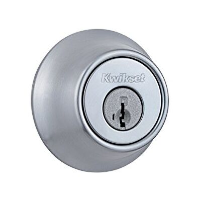Kwikset 660 jednocylindrowy zasuwa z zabezpieczeniem SmartKey w satynowym chromie Kwikset 660 jednocylindrowy zasuwa z zabezpieczeniem SmartKey w satynowym chromie