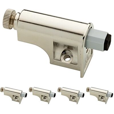 Franklin Brass Soft-Close Cabinet Door Damper, Nickel Plated, Pack of 5 Franklin Brass Soft-Close Cabinet Door Damper, Nickel Plated, Pack of 5