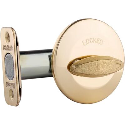 Kwikset 663 Jednostronna zasuwa z polerowanego mosiądzu Kwikset 663 Jednostronna zasuwa z polerowanego mosiądzu