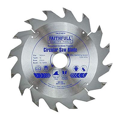 Faithfull FAIZ12814 TCT brzeszczot do piły tarczowej 128 mm x 20 mm otwór x 14 zębów Faithfull FAIZ12814 TCT brzeszczot do piły tarczowej 128 mm x 20 mm otwór x 14 zębów