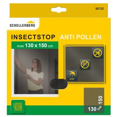 Schellenberg 50722, antracytowa kratka ochronna na pyłki, zestaw 130 x 150 cm, łączy w sobie ochronę przed pyłkami i owadami, łatwy montaż na kleju, w zestawie akcesoria montażowe Schellenberg 50722, antracytowa kratka ochronna na pyłki, zestaw 130 x 150 cm, łączy w sobie ochronę przed pyłkami i owadami, łatwy montaż na kleju, w zestawie akcesoria montażowe