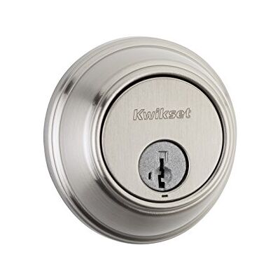 Kwikset 98160-009 Deadbolt, satynowy nikiel Kwikset 98160-009 Deadbolt, satynowy nikiel