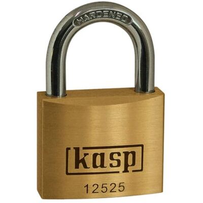 Kasp K12525D Kłódka mosiężna premium, 25 mm Kasp K12525D Kłódka mosiężna premium, 25 mm