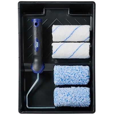 Harris Trade Jumbo Mini zestaw wałków z połyskiem i emulsją, 10 cm Harris Trade Jumbo Mini zestaw wałków z połyskiem i emulsją, 10 cm