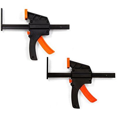 WEN 36053C Zaciski do piły gąsienicowej 6" Quick Release (2 sztuki), czarne WEN 36053C Zaciski do piły gąsienicowej 6" Quick Release (2 sztuki), czarne