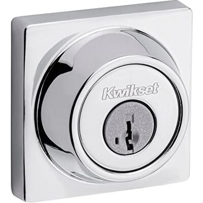 Kwikset 96600-736 660 współczesna seria zasuwki, polerowany chrom, z kluczem SmartKey Kwikset 96600-736 660 współczesna seria zasuwki, polerowany chrom, z kluczem SmartKey