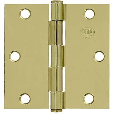 Amig Zawias bezpieczeństwa 3'' x 3'' (76 x 76 x 1,6 mm) Kwadratowe kotły Płaskie zwieńczenie Mocno mocno drzwi wejściowe Stal mosiężna lakierowana Amig Zawias bezpieczeństwa 3'' x 3'' (76 x 76 x 1,6 mm) Kwadratowe kotły Płaskie zwieńczenie Mocno mocno drzwi wejściowe Stal mosiężna lakierowana