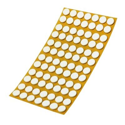 Adsamm ® / 84 x podkładki antypoślizgowe z kauczuku komórkowego EPDM/białe/Ø 12 mm/okrągłe/samoprzylepne/najwyższa jakość (2,5 mm) Adsamm ® / 84 x podkładki antypoślizgowe z kauczuku komórkowego EPDM/białe/Ø 12 mm/okrągłe/samoprzylepne/najwyższa jakość (2,5 mm)