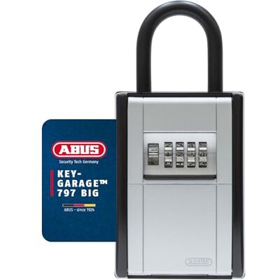ABUS 797 KeyGarage Big z uchwytem srebrny ABUS 797 KeyGarage Big z uchwytem srebrny