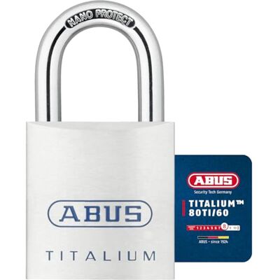 Abus 80TI/60 Titalium Zamek - Aluminiumowy Abus 80TI/60 Titalium Zamek - Aluminiumowy