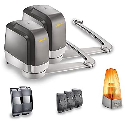 Somfy 1241430 motoryzacja ramienia bramy obrotowej Lockyvia Line RTS dostawa z 3 pilotami Keytis, pomarańczowym światłem kompatybilny z TaHoma Somfy 1241430 motoryzacja ramienia bramy obrotowej Lockyvia Line RTS dostawa z 3 pilotami Keytis, pomarańczowym światłem kompatybilny z TaHoma
