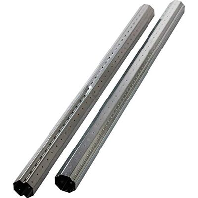 Schellenberg Zestaw wałków z rur stalowych SW 40 mini wał ośmiokątny do rolet do 130 cm, możliwość skrócenia Schellenberg Zestaw wałków z rur stalowych SW 40 mini wał ośmiokątny do rolet do 130 cm, możliwość skrócenia