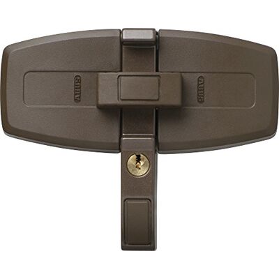 ABUS Dodatkowe zabezpieczenie okien DFS95 AL0125 zabezpieczenie do okien dwuskrzydłowych, równocześnie zamykające poziom bezpieczeństwa 10-31718 brązowy ABUS Dodatkowe zabezpieczenie okien DFS95 AL0125 zabezpieczenie do okien dwuskrzydłowych, równocześnie zamykające poziom bezpieczeństwa 10-31718 brązowy