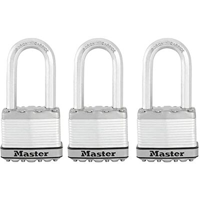 Master Lock M1XTRILHCCSEN - Potrójna paczka Magnum laminowana stal - Zamek Master Lock M1XTRILHCCSEN - Potrójna paczka Magnum laminowana stal - Zamek