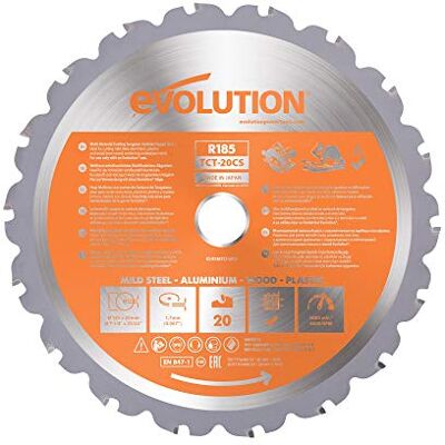 Evolution Power Tools Wielofunkcyjna tarcza do piły - 185mm Evolution Power Tools Wielofunkcyjna tarcza do piły - 185mm