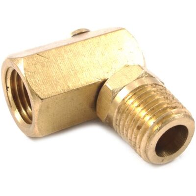 Forney 75561 Obrotowy, 90-stopniowy, 1/4-calowy męski NPT na 1/4-calowy żeński NPT Forney 75561 Obrotowy, 90-stopniowy, 1/4-calowy męski NPT na 1/4-calowy żeński NPT