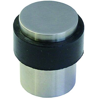 Alpertec 28020910K1 stal szlachetna satynowana, Ø 30 mm wysokość: 45 mm odbojnik drzwiowy ochrona podłogi stoper do drzwi nowy Alpertec 28020910K1 stal szlachetna satynowana, Ø 30 mm wysokość: 45 mm odbojnik drzwiowy ochrona podłogi stoper do drzwi nowy