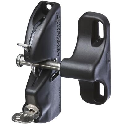National Hardware V6201 LTCH BLK N346-201 4-9/16" LokkLatch Automatic Keyed Gate Lock Latch in Black National Hardware V6201 LTCH BLK N346-201 4-9/16" LokkLatch Automatic Keyed Gate Lock Latch in Black