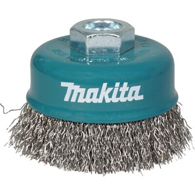 Makita D-77447 Szczotka druciana z karbowanym kubkiem, 75 x M10 Makita D-77447 Szczotka druciana z karbowanym kubkiem, 75 x M10