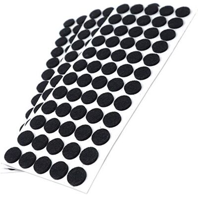 Adsamm FP-35-SA-BL-14-60-3 FP-35-SA-BL-14-60 180 x podkładki filcowe, czarne, Ø 14 mm Adsamm FP-35-SA-BL-14-60-3 FP-35-SA-BL-14-60 180 x podkładki filcowe, czarne, Ø 14 mm