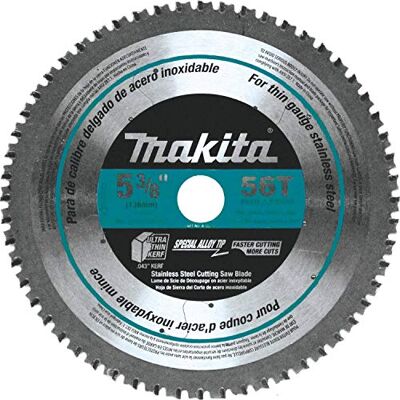 Makita A-95794 5-3/8 cala ostrze tnące z węglika spiekanego, stal nierdzewna Makita A-95794 5-3/8 cala ostrze tnące z węglika spiekanego, stal nierdzewna