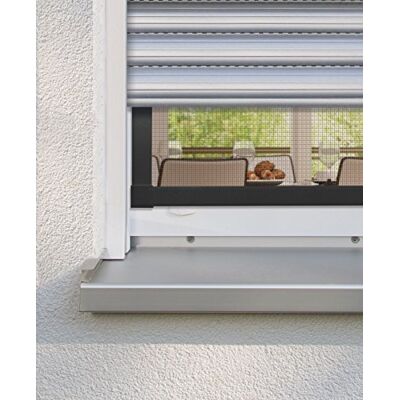 Schellenberg 70103 Premium zestaw łączników narożnych do okien i drzwi przeciw owadom – antracyt Schellenberg 70103 Premium zestaw łączników narożnych do okien i drzwi przeciw owadom – antracyt