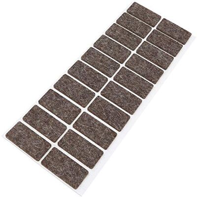 Adsamm WFP-30-SA-BR-2040-20-1 WFP-30-SA-BR-2040-20 20 x podkładka filcowa wełniana, brązowa, 20x40 mm Adsamm WFP-30-SA-BR-2040-20-1 WFP-30-SA-BR-2040-20 20 x podkładka filcowa wełniana, brązowa, 20x40 mm