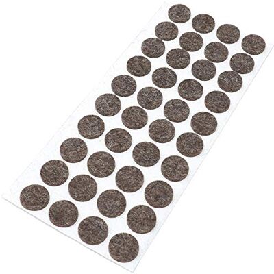 Adsamm WFP-30-SA-BR-18-40-1 WFP-30-SA-BR-18-40 40 x ślizgacze filcowe wełniane, brązowy, Ø 18 mm Adsamm WFP-30-SA-BR-18-40-1 WFP-30-SA-BR-18-40 40 x ślizgacze filcowe wełniane, brązowy, Ø 18 mm