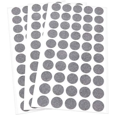 Adsamm FP-15-SA-GR-16-50-3 FP-15-SA-GR-16-50 150 x podkładki filcowe, szare, Ø 16 mm Adsamm FP-15-SA-GR-16-50-3 FP-15-SA-GR-16-50 150 x podkładki filcowe, szare, Ø 16 mm
