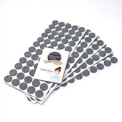 Adsamm ® 300 x podkładki filcowe/Ø 20 mm/szare/okrągłe/3,5 mm grubości samoprzylepne podkładki filcowe najwyższej jakości Adsamm ® 300 x podkładki filcowe/Ø 20 mm/szare/okrągłe/3,5 mm grubości samoprzylepne podkładki filcowe najwyższej jakości