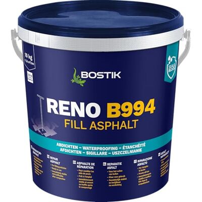 Bostik 30622821 Reno B994 Fill 10 kg naprawa asfaltu, czarna Bostik 30622821 Reno B994 Fill 10 kg naprawa asfaltu, czarna