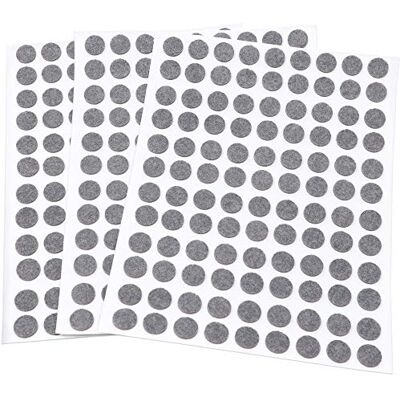 Adsamm ® / 324 x samoprzylepne podkładki filcowe/szare/ø 10 mm/okrągłe / 1,5 mm cienkie samoprzylepne podkładki do mebli z filcu Adsamm ® / 324 x samoprzylepne podkładki filcowe/szare/ø 10 mm/okrągłe / 1,5 mm cienkie samoprzylepne podkładki do mebli z filcu