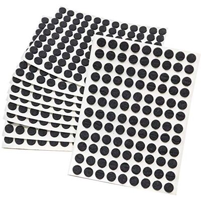 Adsamm FP-35-SA-BL-10-108-10 FP-35-SA-BL-10-108 1080 x podkładki filcowe, czarne, Ø 10 mm Adsamm FP-35-SA-BL-10-108-10 FP-35-SA-BL-10-108 1080 x podkładki filcowe, czarne, Ø 10 mm