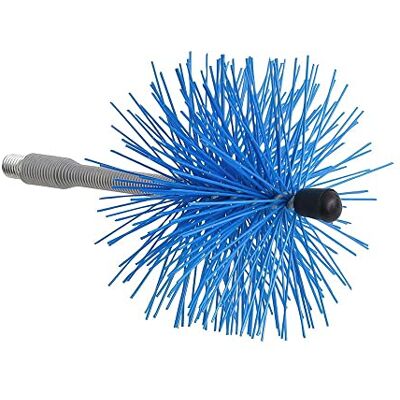 WOLFPACK Saturnia 22020705 szczotka kominkowa, nylon, elastyczna, 100 mm WOLFPACK Saturnia 22020705 szczotka kominkowa, nylon, elastyczna, 100 mm