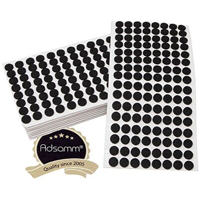 Adsamm FP-35-SA-BL-12-128-10 FP-35-SA-BL-12-128 1280 x podkładka filcowa, czarna, Ø 12 mm Adsamm FP-35-SA-BL-12-128-10 FP-35-SA-BL-12-128 1280 x podkładka filcowa, czarna, Ø 12 mm